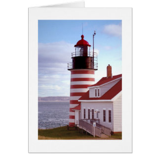Cartão Farol Quoddy West