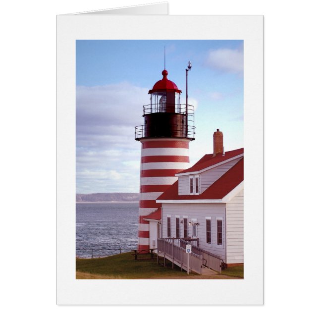 Cartão Farol Quoddy West (Frente)