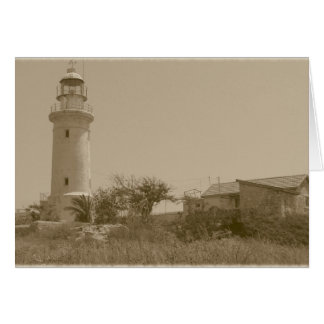 Cartão Farol (sepia)