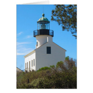 Cartão Farol velho do Point Loma