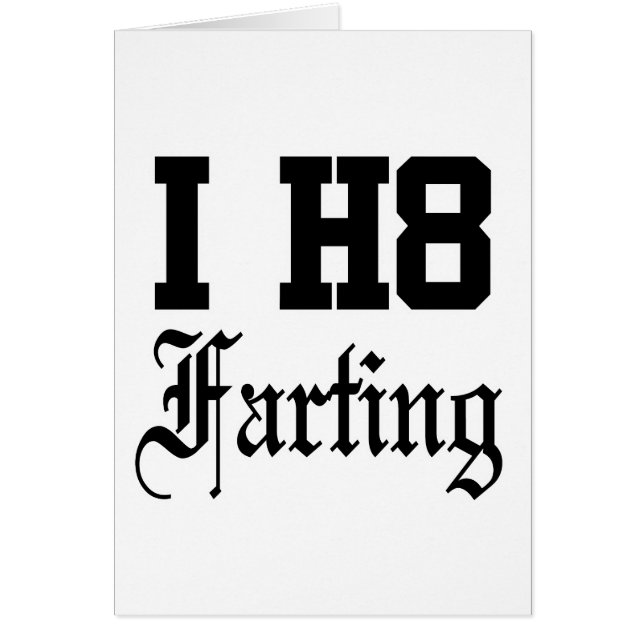 Cartão farting (Frente)