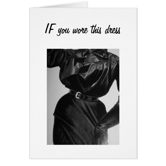 CARTÃO FASHION DIVA HUMOR PARA UMA SENHORA NO "50º" (Frente)