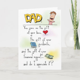 Cartão Father's day card