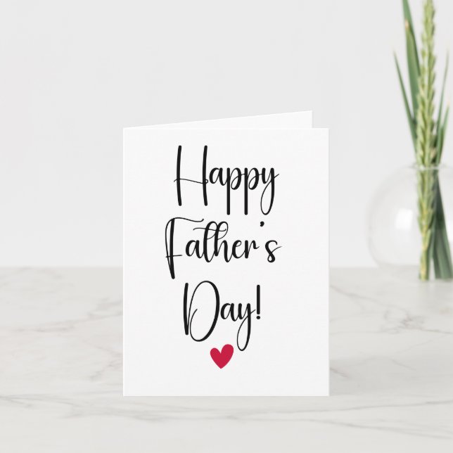 Cartão Father's Day Folded Greeting Card (Frente)