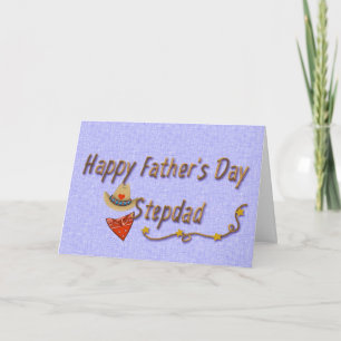 Cartão Father's Day Stepdad, Western Cowboy Card
