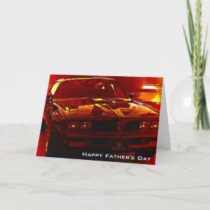 Cartão Father's Day Trans Am Greeting