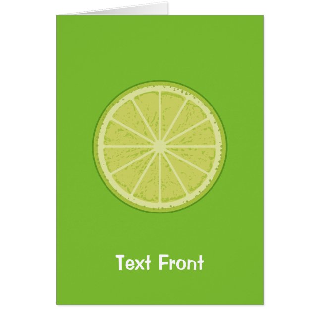 Cartão Fatia do limão (Frente)