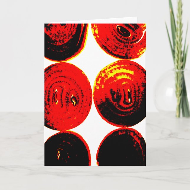 Cartão Fatias de cebola (Frente)