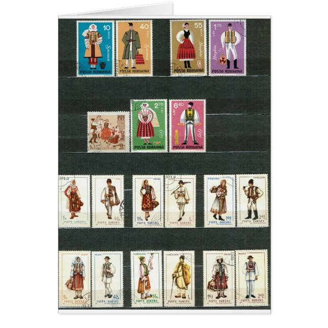 Cartão Fatos folhosos romenos 2 (Frente)