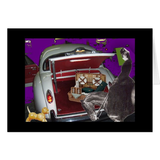 Cartão Faux-Collages de HannaH 10 (Frente Horizontal)