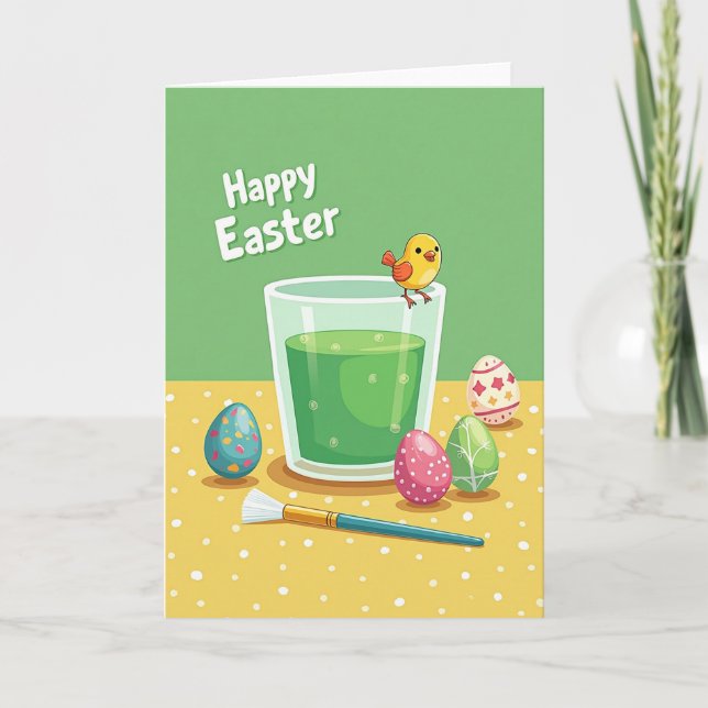 Cartão Faux Gold Springtime Card (Frente)