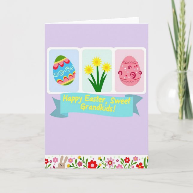 Cartão Faux Gold Springtime Fun Card (Frente)