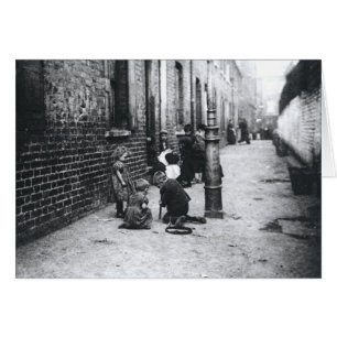 Cartão Favelas de Londres