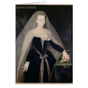 Cartão Favorito de Agnes Sorel de Charles VII