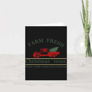 Cartão Fazenda Fresca Vintage Clic Caminhão Ne Árvores