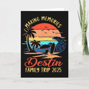 Cartão Fazendo Memórias Viagem em Família Destin 2025 Ver