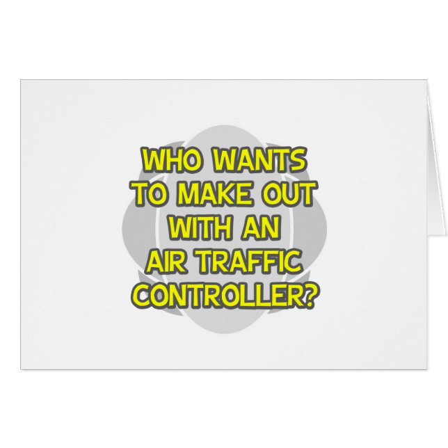Cartão Fazer com que um controlador de tráfego aéreo (Frente Horizontal)