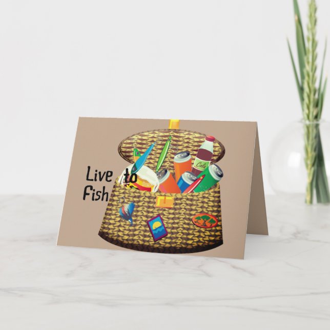 Cartão Fazer frente ao Dourado gráfico ao vivo para pesca (Frente)