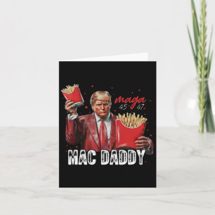 Cartão Fazer Mac Trump Fries Mega Donald Trump 202