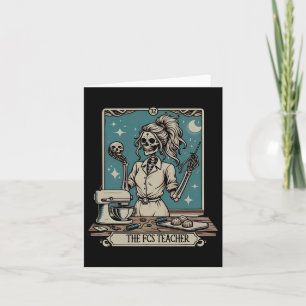 Cartão Fcs Professora Skeleton Halloween Family E Consumi