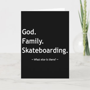 Cartão Fé Cristã Cristianismo Skater Deus Família Ska