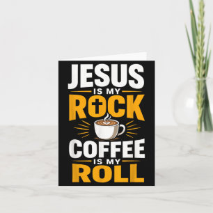 Cartão Fé Cristã Jesus Café Manhã Oração