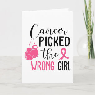 Cartão Fé sobre o Impressão do Cancer do Medo