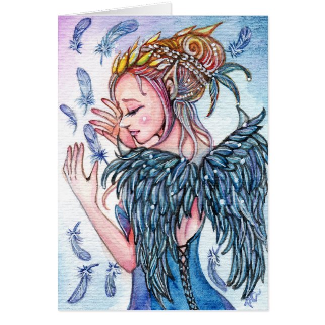 Cartão Feather Magic (Frente)