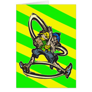 Cartão Febre da dança da rua