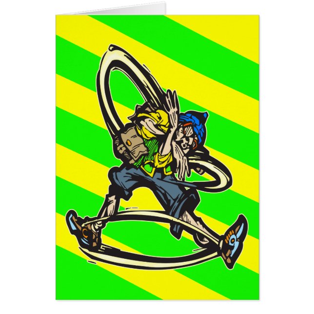 Cartão Febre da dança da rua (Frente)