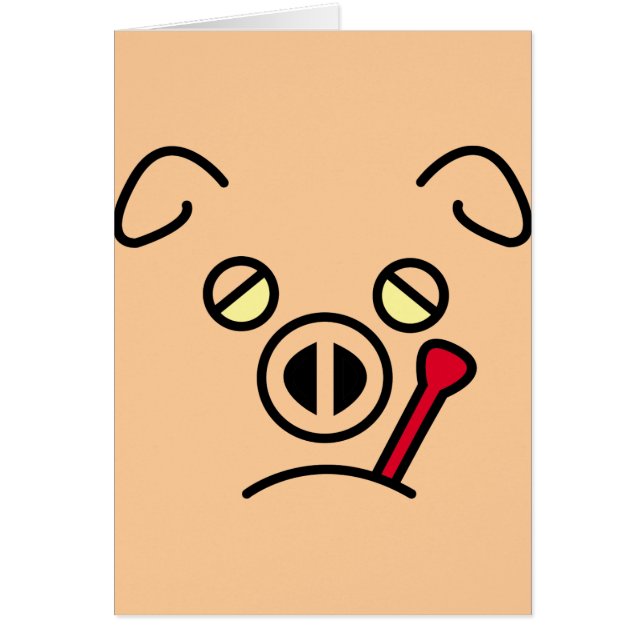 Cartão febre do porco (Frente)