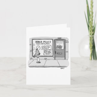 Cartão Fechado do círculo cura devido à doença