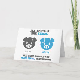 Cartão Feed Pig, Acorn