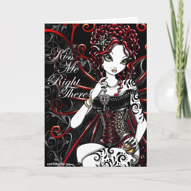 Cartão feericamente do dia dos namorados de Sasha (Frente)