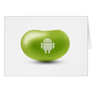 Cartão Feijão de geléia do Android