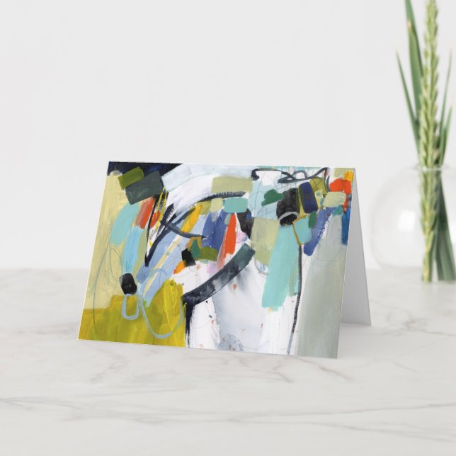 Cartão Feira de Scarborough - Abstrato (Frente)