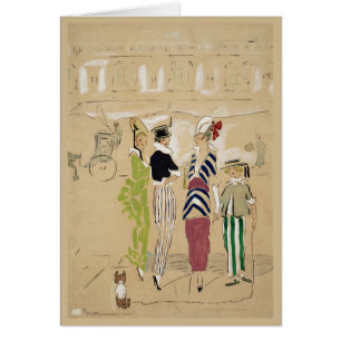Cartão Feira de vaidade nas avenidas (1914)