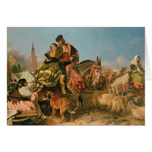 Cartão Feira em Sevilha (Frente Horizontal)