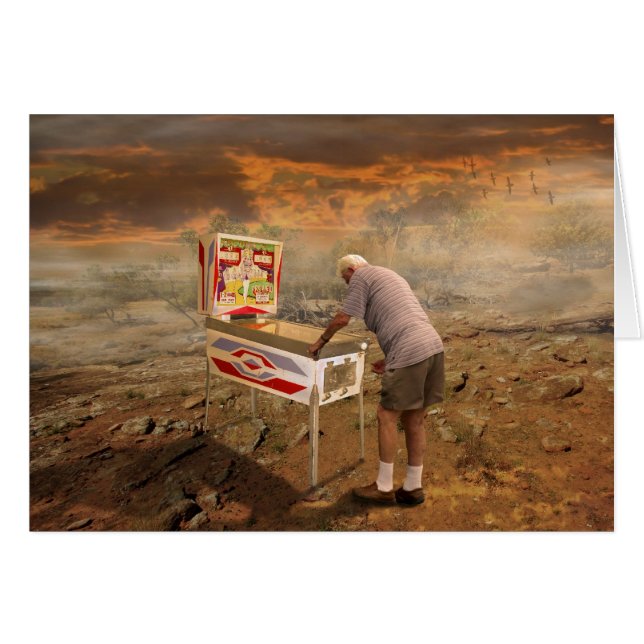 Cartão Feiticeiro do Pinball (Frente Horizontal)