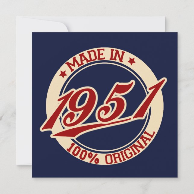 Cartão Feito Em 1951 (Frente)