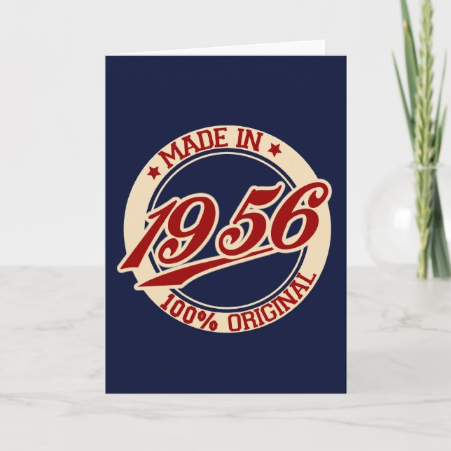 Cartão Feito Em 1956 (Frente)