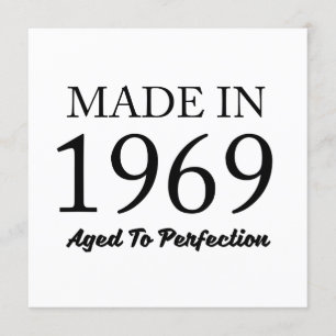 Cartão Feito em 1969