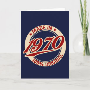 Cartão Feito Em 1970
