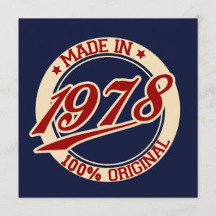 Cartão Feito Em 1978