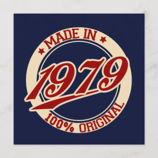 Cartão Feito Em 1979