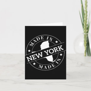 Cartão Feito Em Nova York 