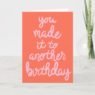 Cartão Feito lhe a um outro aniversário