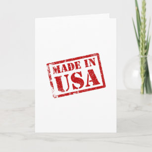 Cartão Feito nos EUA, Made in America