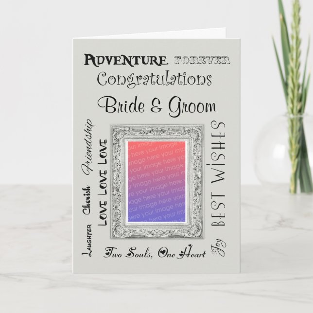 Cartão feito sob encomenda dos parabéns do (Frente)