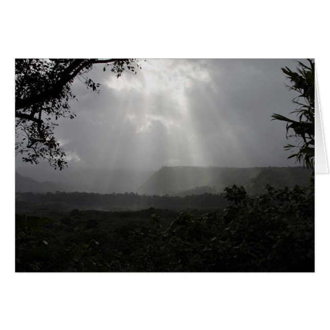 Cartão Feixes de luz (Frente Horizontal)